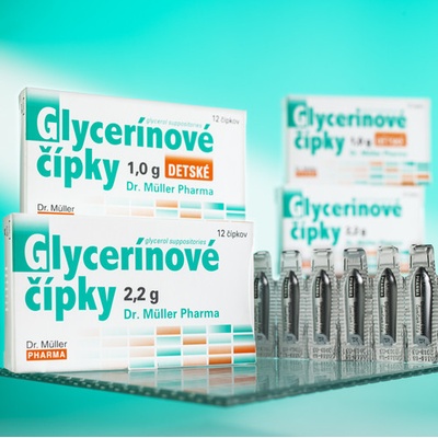 Dr.Müller Glycerinové čípky 12 x 1 g
