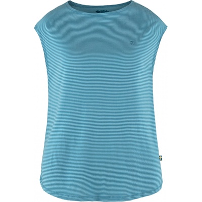 Fjällräven Дамска тениска Fjällräven Women's High Coast Cool T-Shirt - Dawn Blue (116-7883-0413)