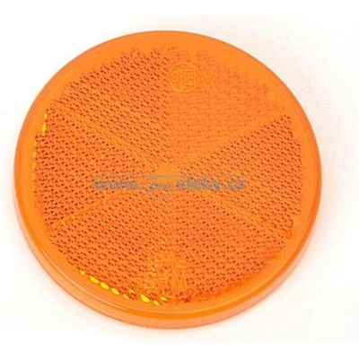 WAS Odrazka 61mm oranžová samolepící