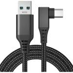  Mobilly кабел за Meta Quest 3, Oculus Quest 2, Oculus Link, USB-C 3.2 Gen 1/USB-A кабел, 5m (XXX)