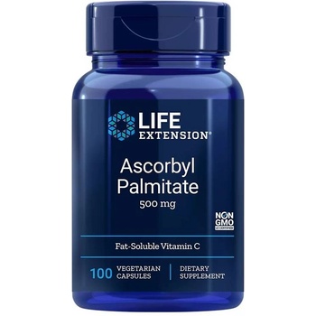 Life Extension Ascorbyl Palmitate, 500 mg, 100 веге капсули, Life Extension