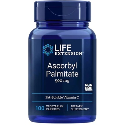 Life Extension Ascorbyl Palmitate, 500 mg, 100 веге капсули, Life Extension
