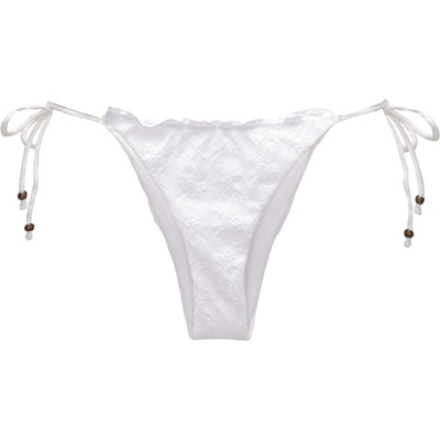 Pull&Bear Долнище на бански тип бикини бяло, размер S