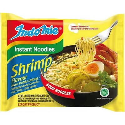 Indomie instantné rezance s príchuťou kreviet 70 g