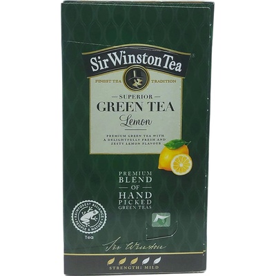 Sir Winston Tea Green Tea Lemon 20 vrecúšok 35 g