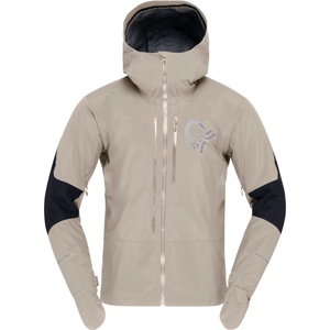 Norrøna Мъжко водоустойчиво яке за колоездене Norrøna Fjørå GORE-TEX Pro Jacket Waterproof jacket - Winter Twig / Caviar Black - размер XL (051-1450-0214)