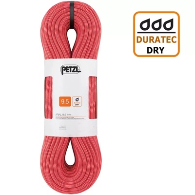 Petzl Динамично въже PETZL Arial 9.5mm Dry 70m red