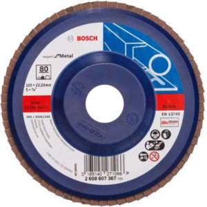 Bosch - Ламелен шлифовъчен диск за стомана, P80, диаметър 125 мм 2608607367 (2608607367)