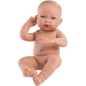 Llorens 84302 NEW BORN МОМИЧЕ - реалистично бебе с цяло винилово тяло - 43 см (4-84302)