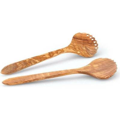 Salátový příbor Olivové dřevo 31,5 cm - Continenta
