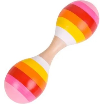 Image 1 of BIGJIGS Bigjigs- Дървен двоен маракас - Розов (BJ971)