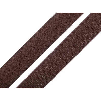 Suchý zip háček + plyš šíře 20 mm Varianta: (161) hnědá, Balení: 25 m
