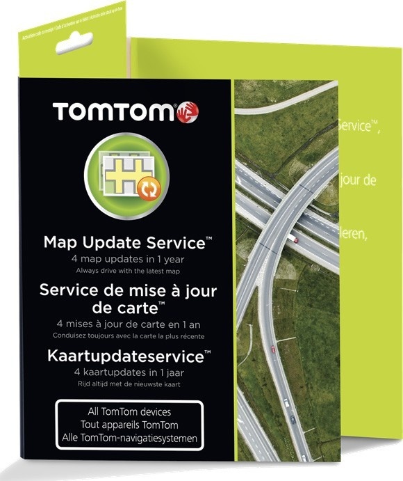 TomTom Map Update Service Card