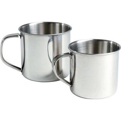 Mil Tec Nerezový hrnček strieborný 300 ml
