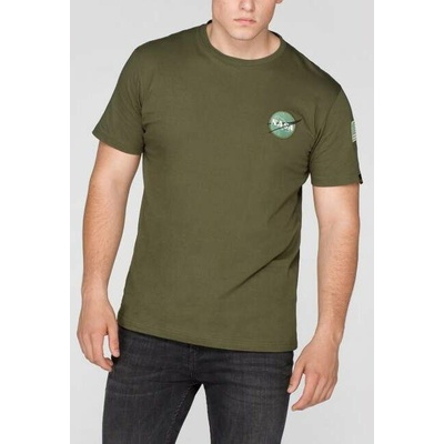 Alpha Industries tričko Space Shuttle T dark green