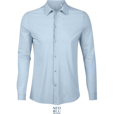 Neoblu 3198 BALTHAZAR MEN / Мъжка риза с дълъг ръкав - нежно синя L (243198l7103)