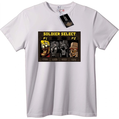 NOONEBRAND Тениска Избор на войник - 2XL, Black