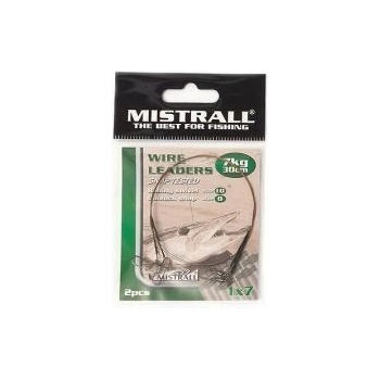 Mistrall Oceľové Lanko Wire Leaders 30 cm 7 kg