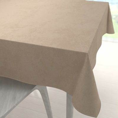 Biante Veľký zamatový štvorcový obrus Velvet Prémium SVP-042 Béžovohnedý 260x260 cm