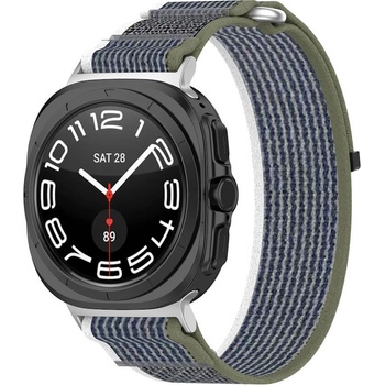 Techsuit Текстилна каишка за Samsung Galaxy Watch Ultra 47мм - Techsuit Watchband W054 (зелен-сив) (KF2334738)