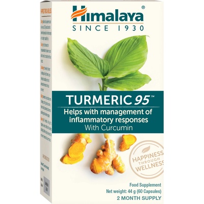 Himalaya Herbals Organic Tumeric 95 BIO 60 kapslí