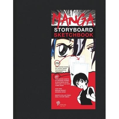 Manga Storyboard Sketchbook Sterling Publishing Co. Inc.Pevná vazba