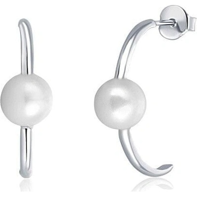 JwL Luxury Pearls strieborné náušnice s pravými perlami JL0617