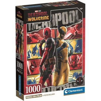 Clementoni Пъзел Clementoni от 1000 части - Deadpool & Wolverine (37050)