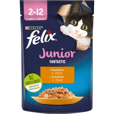 Felix Fantastic Junior kuře v želé 85 g