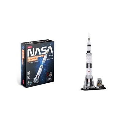 CUBICFUN 3D puzzle NASA: Raketa Apollo Saturn 136 ks – Zbozi.Blesk.cz