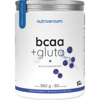 Nutriversum BCAA + Gluta Powder | Flow [360 грама] Синя малина