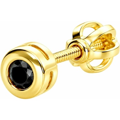 Zlaton Náušnice žluté zlato pecka se zirkonem 0.50cm 0.7g N27082604155