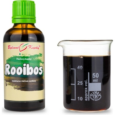 Bylinné kapky Rooibos bylinné kvapky tinktúra 50 ml