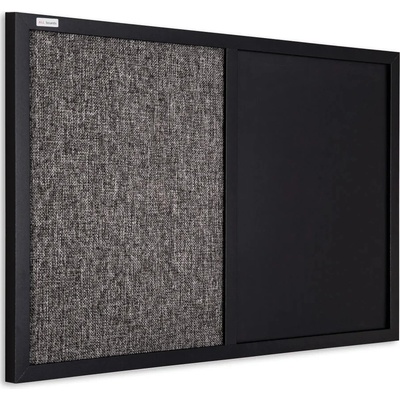 Allboards TMK64_0004 Tabule COMBI magnetická a textilní tabule 60 x 40 cm černá