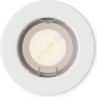 Philips - LED RGBW димируемо вградено осветително тяло PERIDOT 1xGU10/6W/230V бяло + дистанционно управление (LEDP7275)