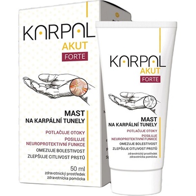 Karpal Akut Forte masť na karpálne tunely 50 ml