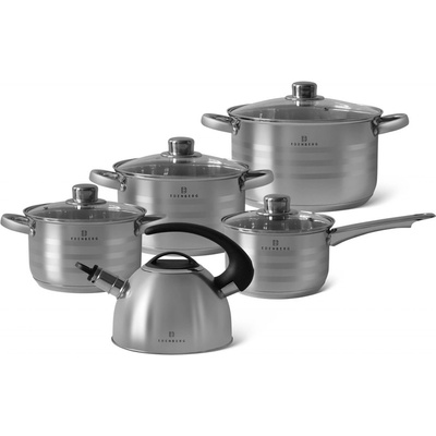 Edenberg Sada hrnců s pískací konvicí EB 5501 9 ks