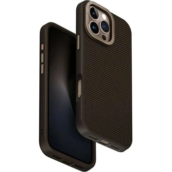 Uniq Калъф Uniq Keva Max Magclick Charging Camera Stand Case за iPhone 16 Pro Max - кафяв (8886463692073)