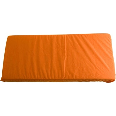 Kaarsgaren 2v1 oranžové prostěradlo a chránič matrace 70x140