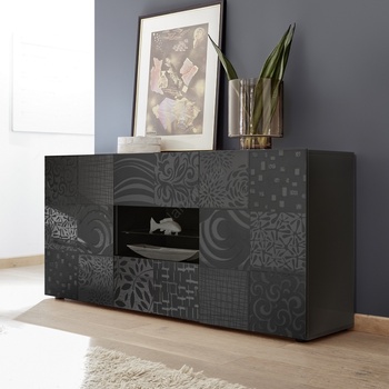 mc Akcent Комод aria антрацит (mc0188)