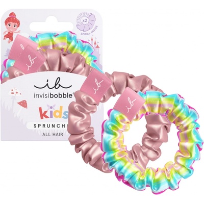 Detské ozdobné špirálové gumičky Invisibobble Sprunchie Kids Too Good To Be Blue - 2 ks