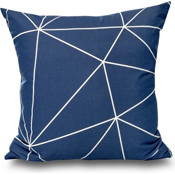 Kvalitex Nordic Grid modrá 50 x 70 cm