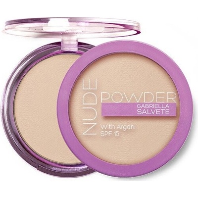 Gabriella Salvete Nude Powder Zmatňujúci kompaktný púder SPF15 1 8 g