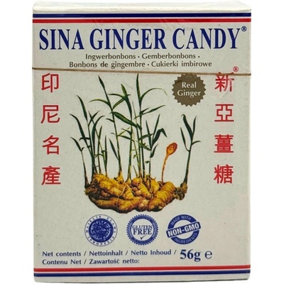 Sina zázvorové cukríky 56 g