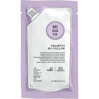 Mimare No Yellow Shampoo neutralizačný fialový šampón na blond a šedivé vlasy 9 ml