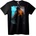 NOONEBRAND Тениска Огън и Лед Воин - 2XL, Black