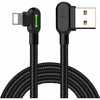 Mcdodo CA-4679 USB na Lightning, uhlový, 3m, černý