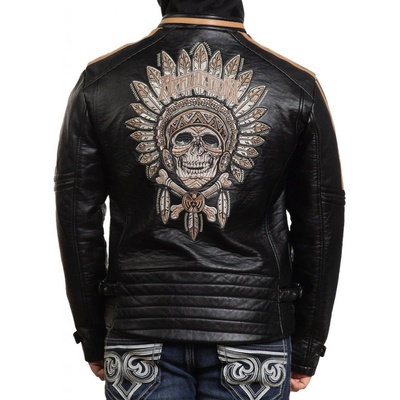 Bunda pánska AFFLICTION APACHE BLACK 110OW417-BK