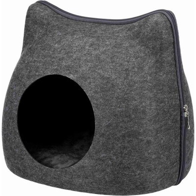 Trixie Cat Cave Plstěná jeskyně šedá 38 x 35 x 37 cm