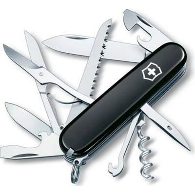 VICTORINOX 15-funkcí HUNTSMAN, černý, 91mm,